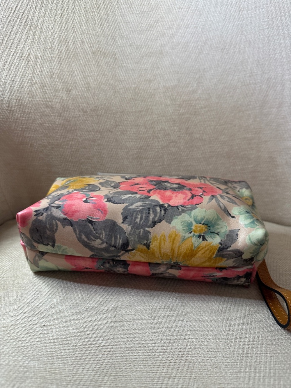 Patricia Nash Pink & Mint Floral Fold-Over Wristlet - Picture 7 of 10